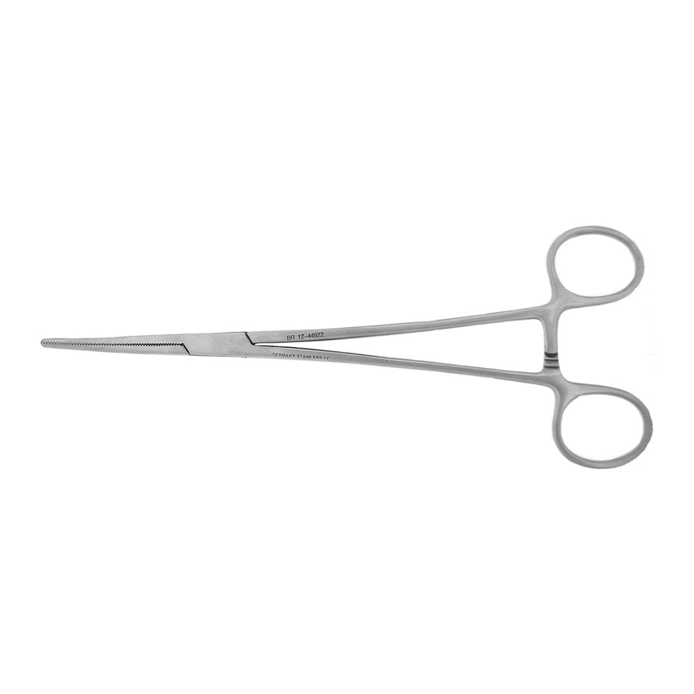 BR Surgical ROBERTS Hemostatic Forceps, curved, 8¾" 