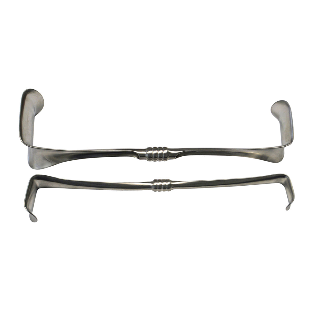 BR Surgical RICHARDSON EASTMAN Retractor, set of two blades (large & small), double-ended 