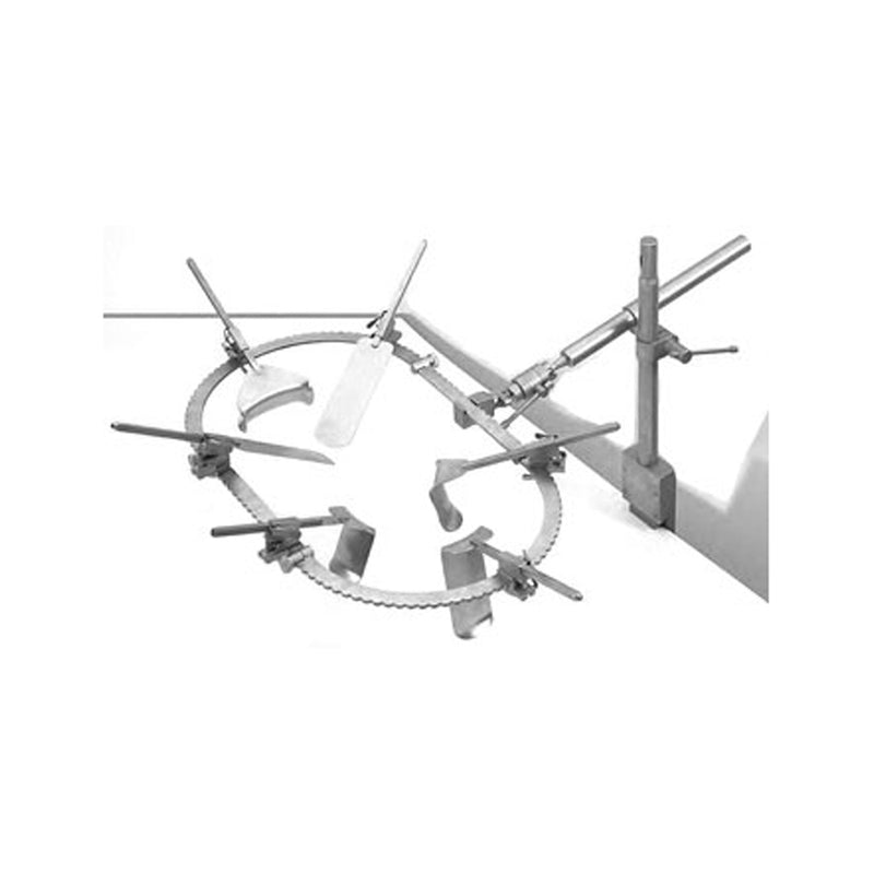 BR Surgical BRS Abdominal Ring Retractor Set with Oval Ring (special order no return)