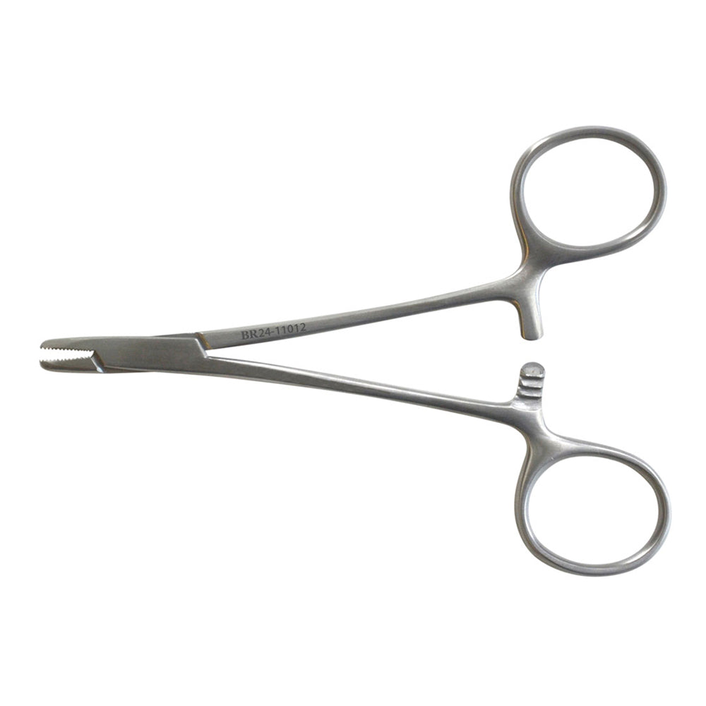BR Surgical DERF Needle Holder, serrated, 4¾" 