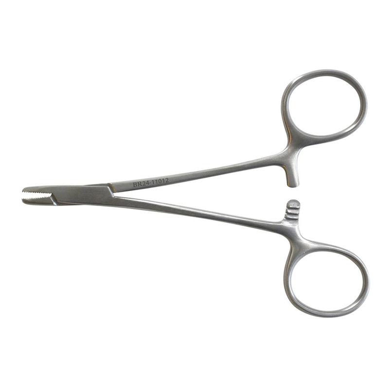 BR Surgical DERF Needle Holder, serrated, 4¾"