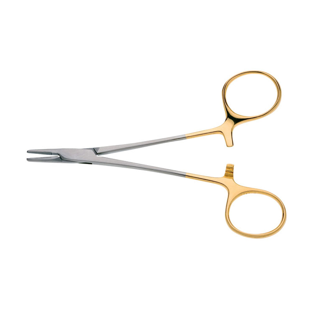 BR Surgical NEIVERT Needle Holder, serrated, 5" TC 