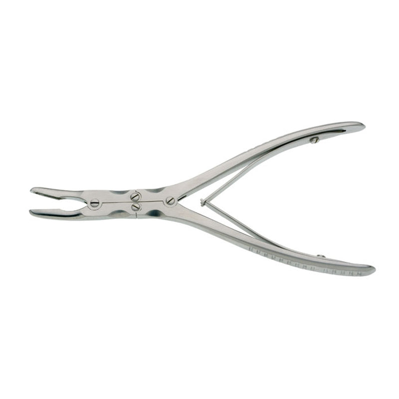 BR Surgical BEYER Rongeur,double action, 3mm, curved, 7"