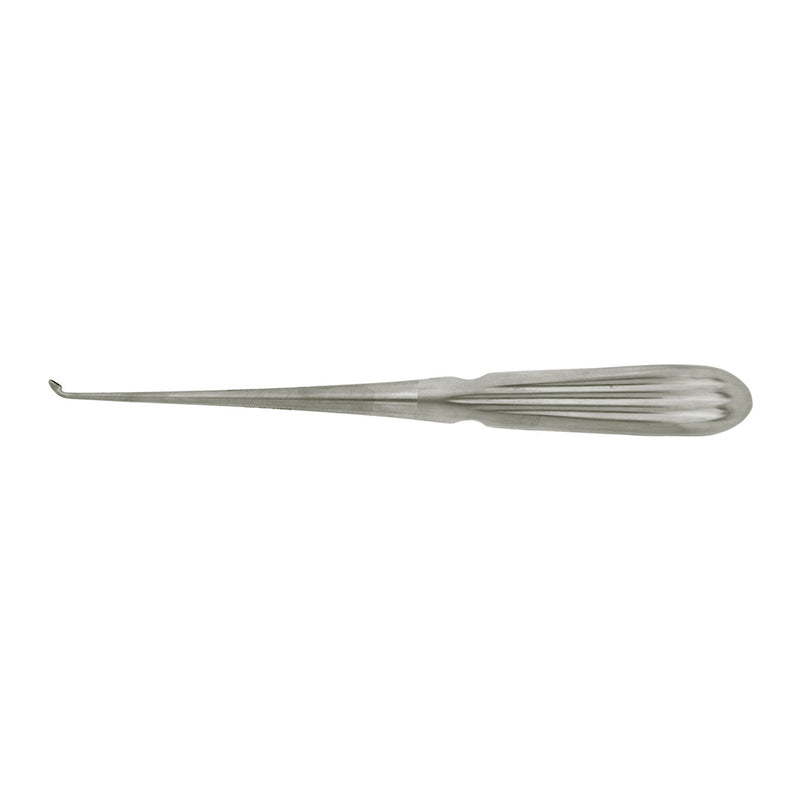 BR Surgical Spinal Curette, angled, Size 000, 8"