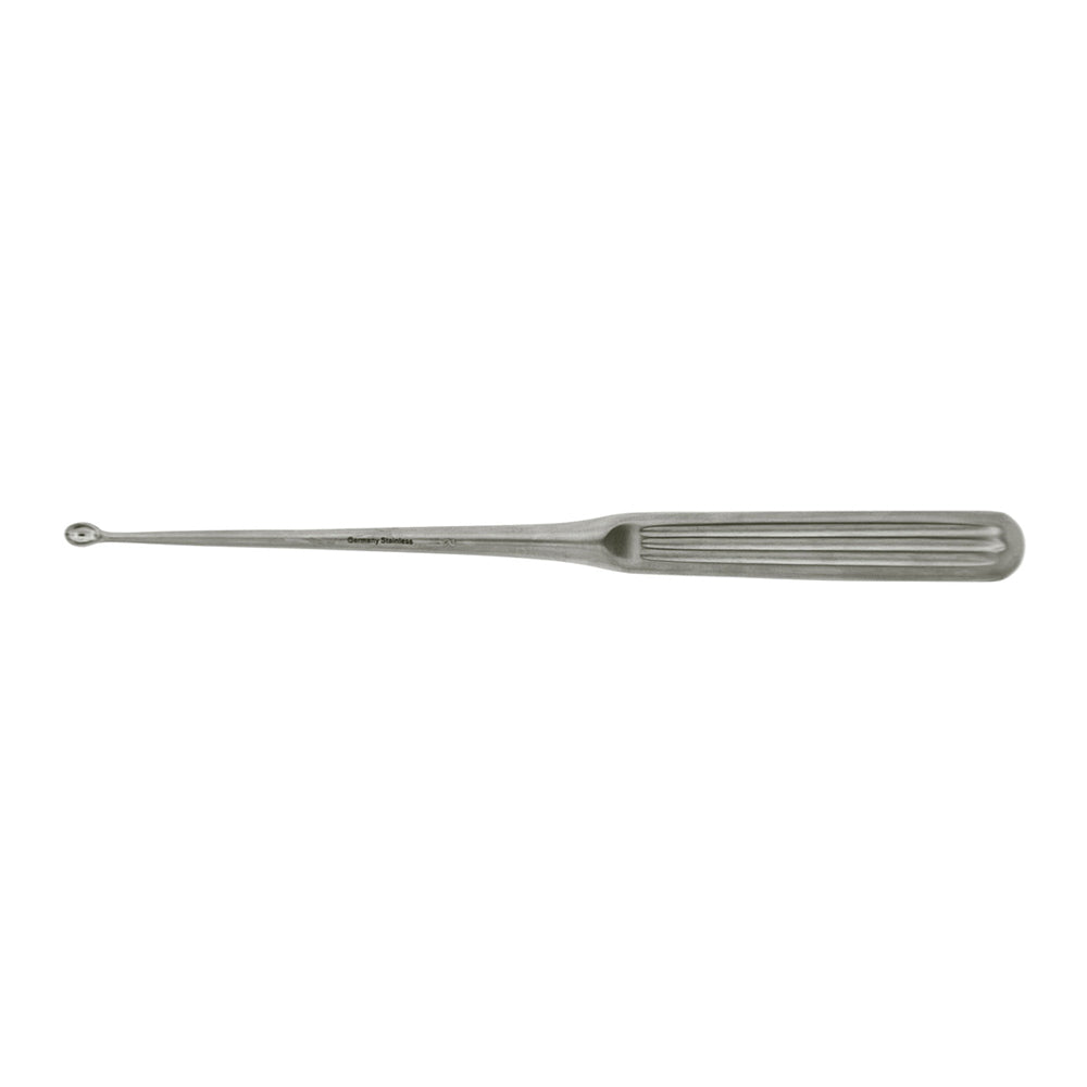 BR Surgical BRUNS Bone Curette, angled, size 2,  9" (23cm) 