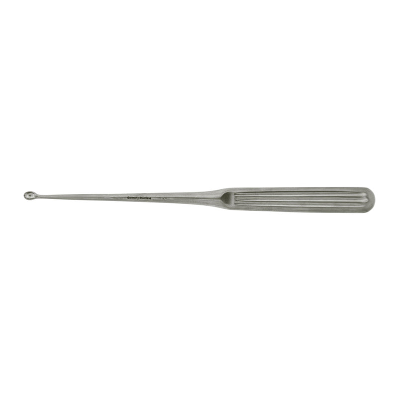 BR Surgical BRUNS Bone Curette, angled, size 2,  9" (23cm)