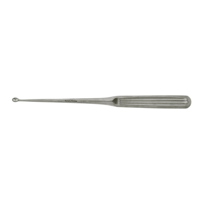 BR Surgical BRUNS Bone Curette, angled, size 2,  9" (23cm) 