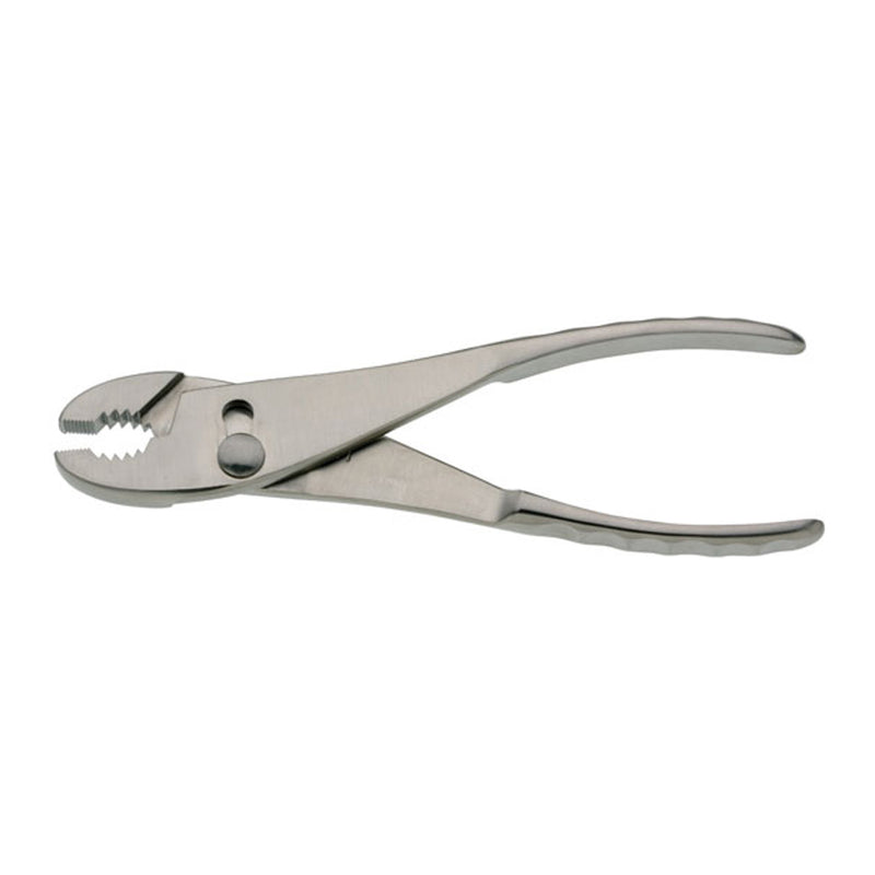 BR Surgical Pliers, flat nose, universal (slip-joint), 8"