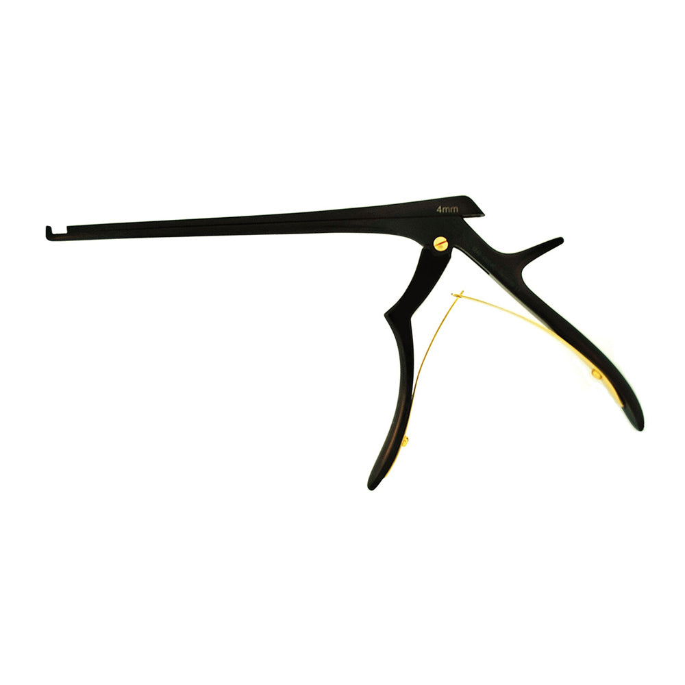BR Surgical KERRISON Rongeur, 90º upwards, 4mm jaw, 8", with ejector, COATED 