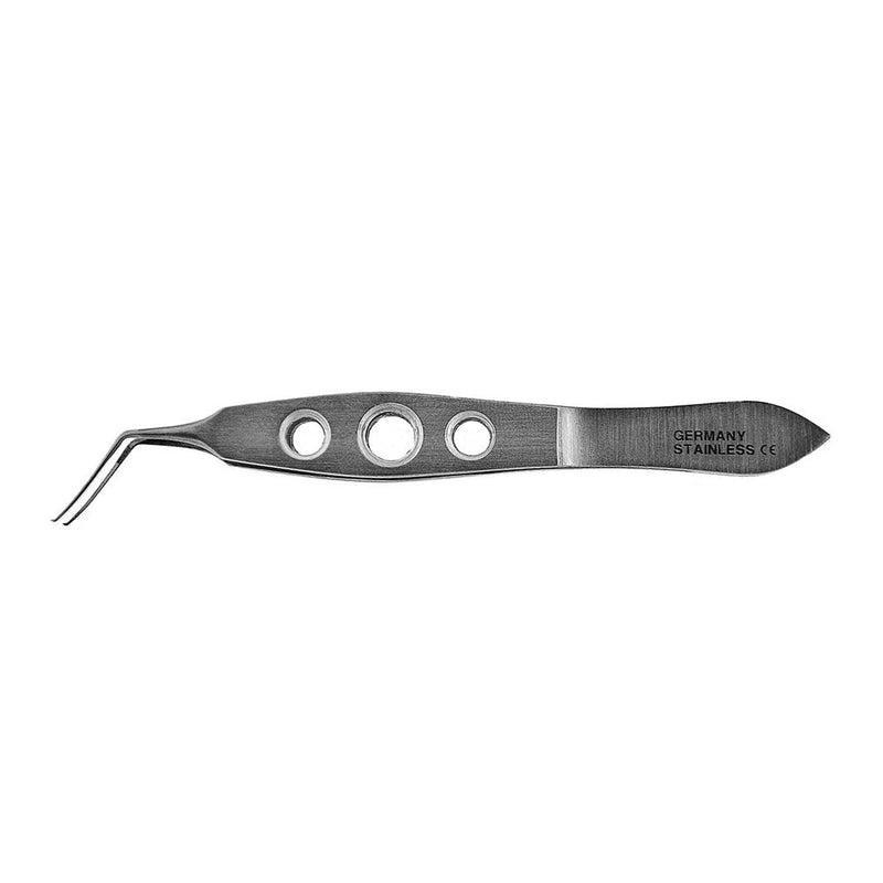 BR Surgical Utrata Capsulorhexis Forceps, 11mm long shanks, triangular grasping tips 