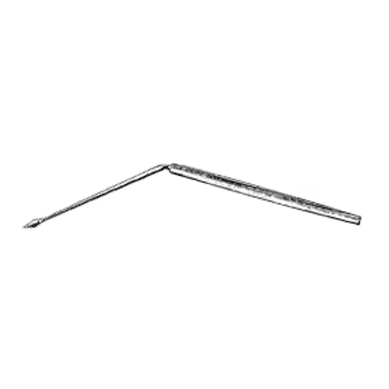 BR Surgical POLITZER Ear Knife, spear blade, angled, 6½"