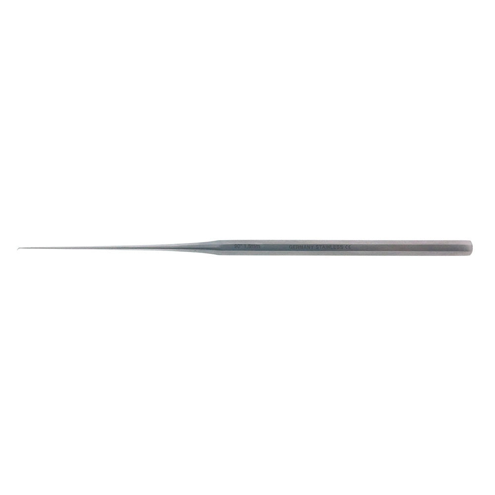 BR Surgical SHAMBAUGH Ear Pick, angled 90°, 1.5mm tip, 6½" 