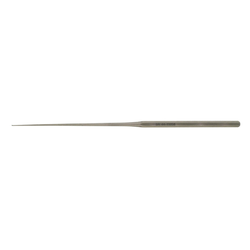 BR Surgical Micro Ear Hook, blunt tip, angled 90°, 5½"