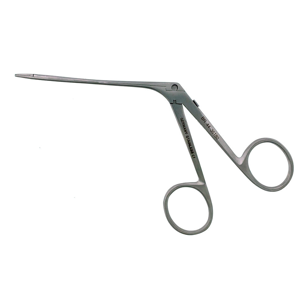 BR Surgical DUCKBILL Micro Ear Forceps serrated, straight, 0.8mm 