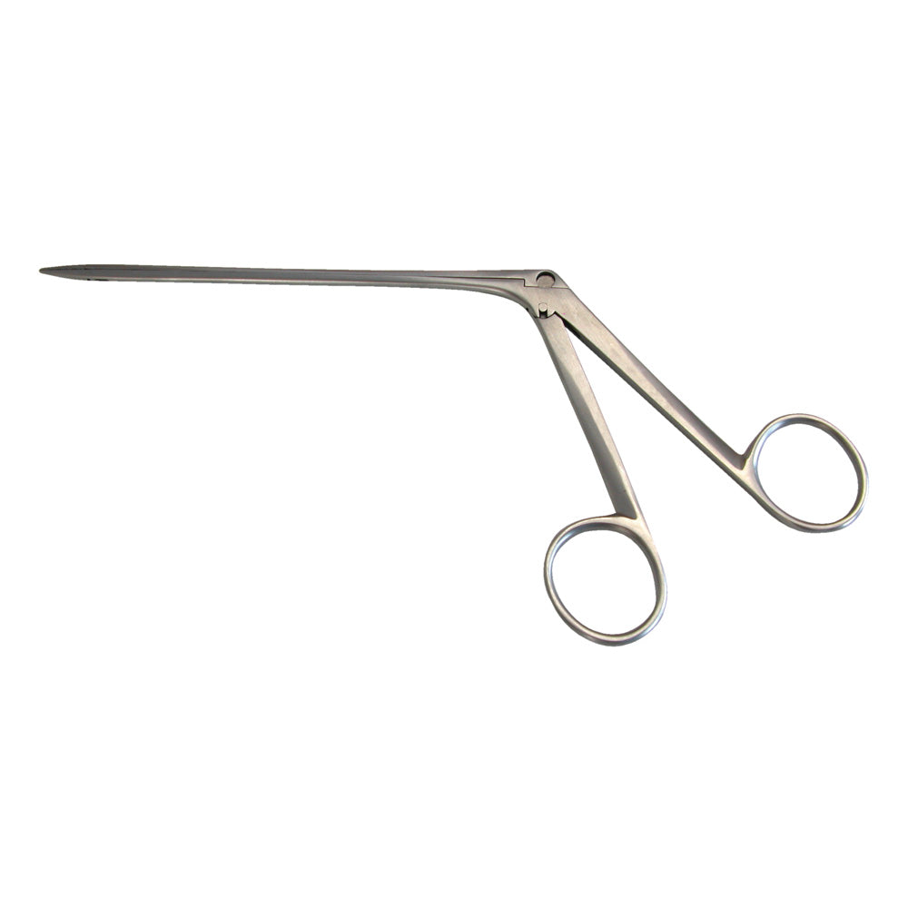 BR Surgical FISCH Grasping Forceps, very delicate, pointed, serrated, straight, 1mm x 3.5mm, work length 3 ¼" 