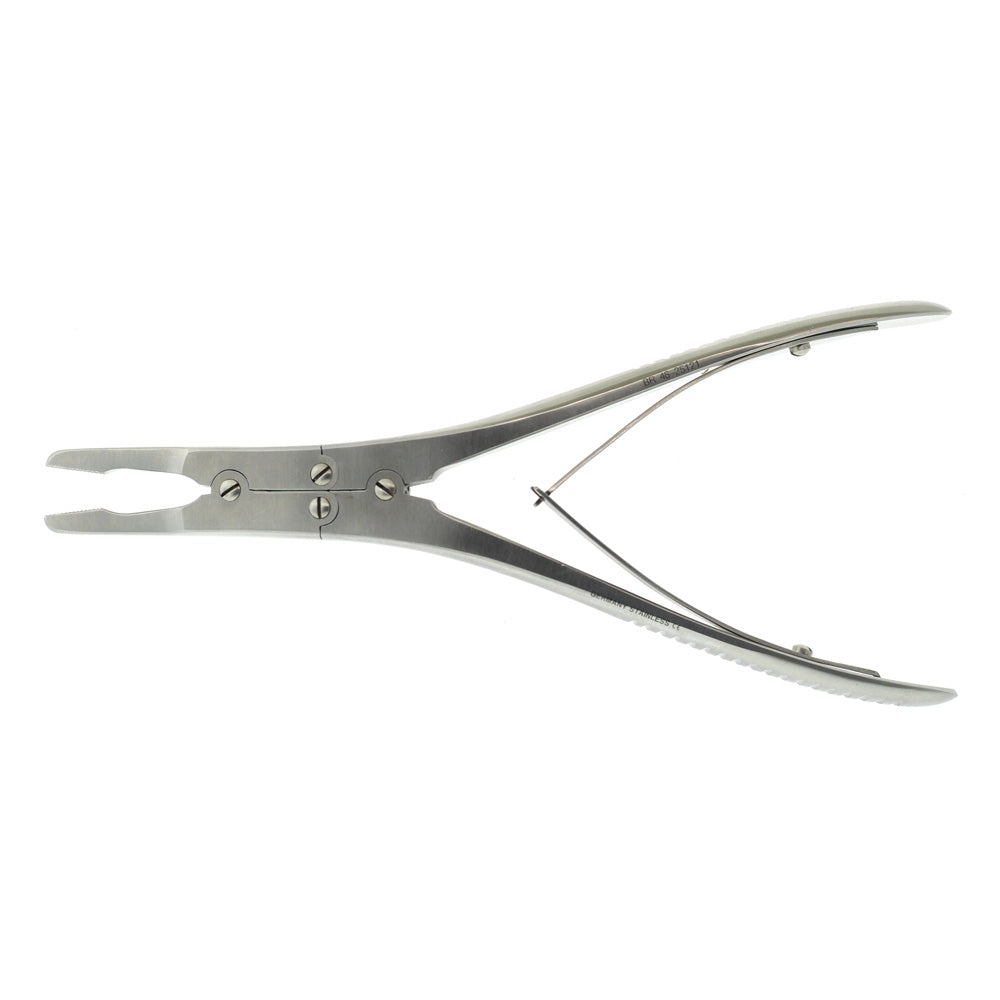 BR Surgical RUBIN Morselizer Forcep, Double Action Serr. 8" 