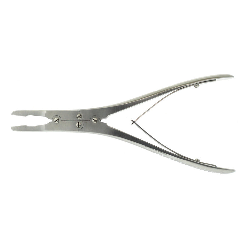 BR Surgical RUBIN Morselizer Forcep, Double Action Serr. 8" 