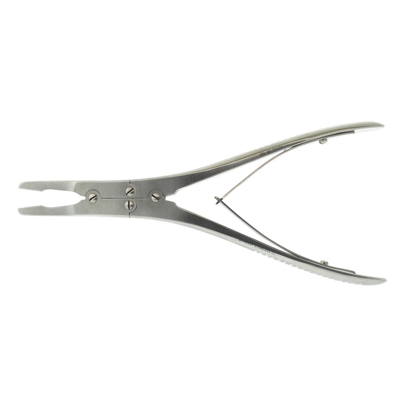 BR Surgical RUBIN Morselizer Forcep, Double Action Serr. 8"