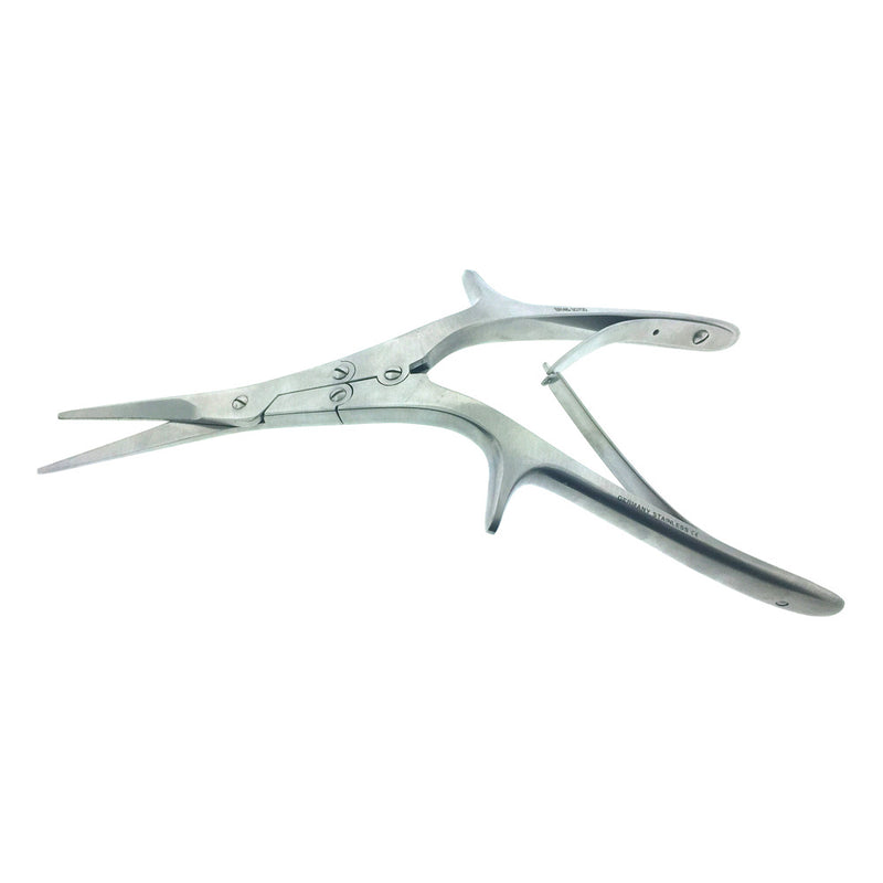 BR Surgical GORNEY Septal Scissors, double-action, angled, serrated, 7¾"
