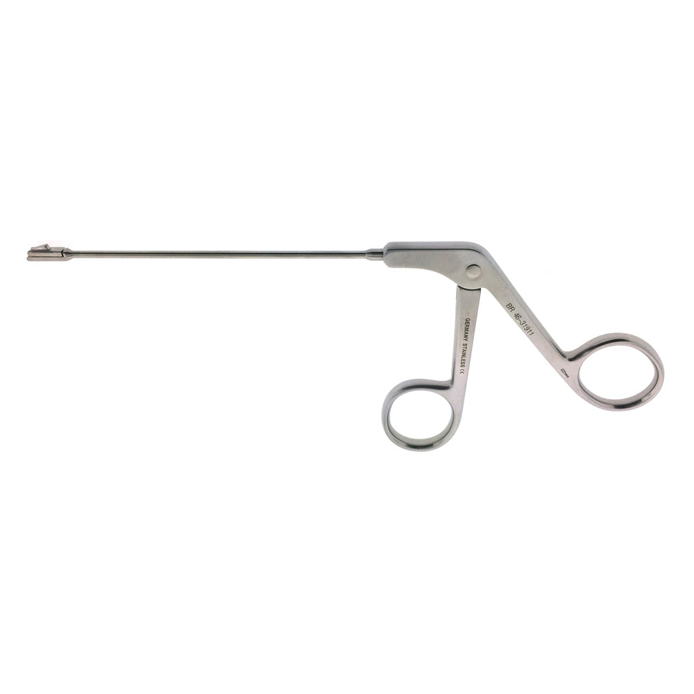 BR Surgical STAMMBERGER Pediatric Antrum Punch, upward cutting, 1.5mm x 3.5mm jaw, Ø 3mm, 4" 