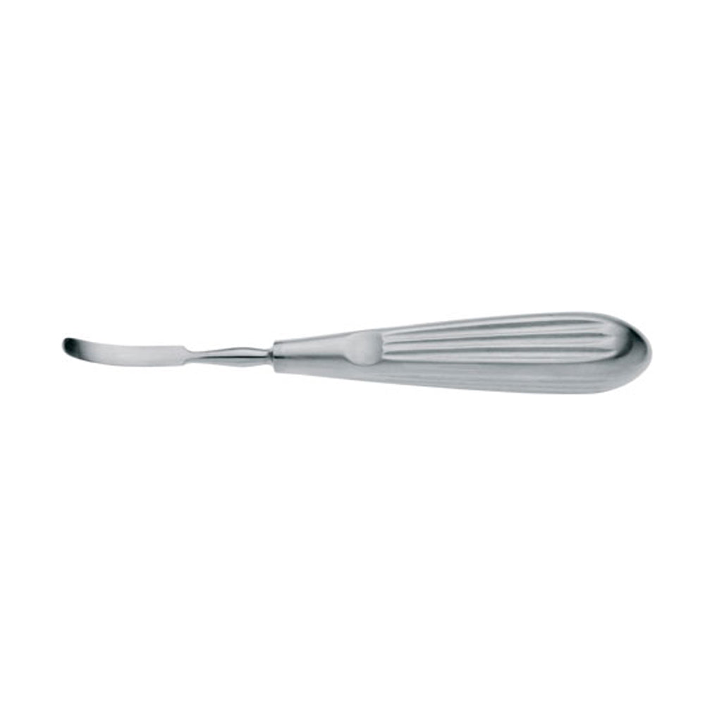 BR Surgical JOSEPH Periosteal Elevator, strong curve 6.5 mm blade, 6" 