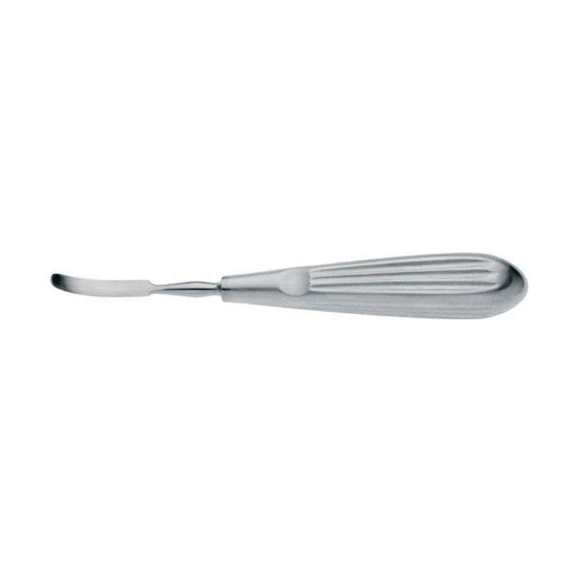 BR Surgical JOSEPH Periosteal Elevator, strong curve 6.5 mm blade, 6" 