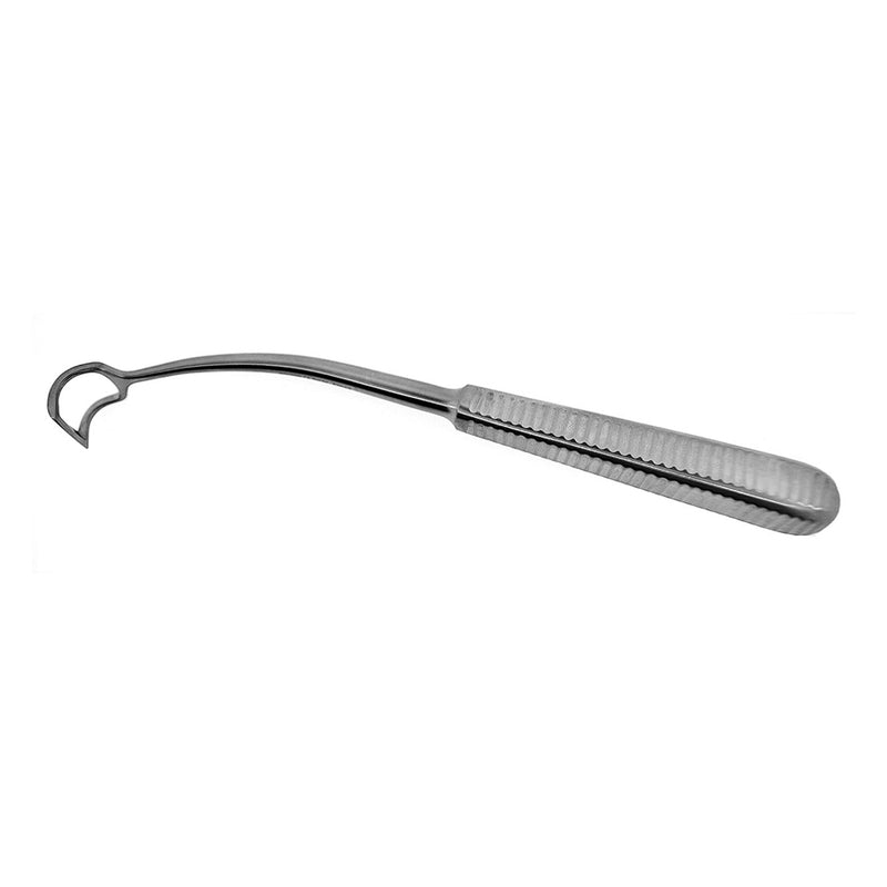 BR Surgical BECKMANN Adenoid Curette, curved shaft, fig. 5, 16mm, 8"