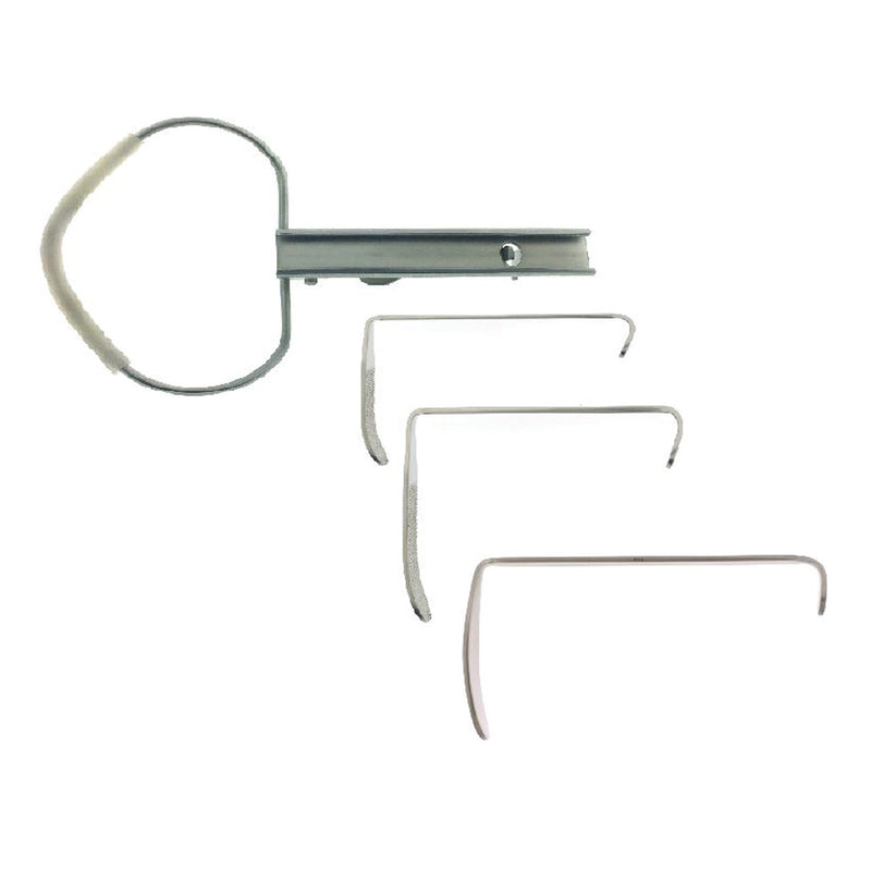 BR Surgical McIVOR Mouth Gag, complete, three tongue depressors