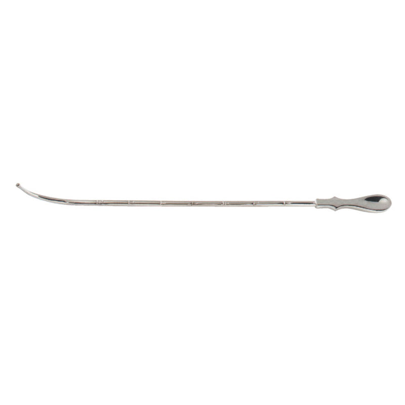 BR Surgical SIMPSON Uterine Sound, graduated in inches, silver-plated, working length 9", overall 13½" 
