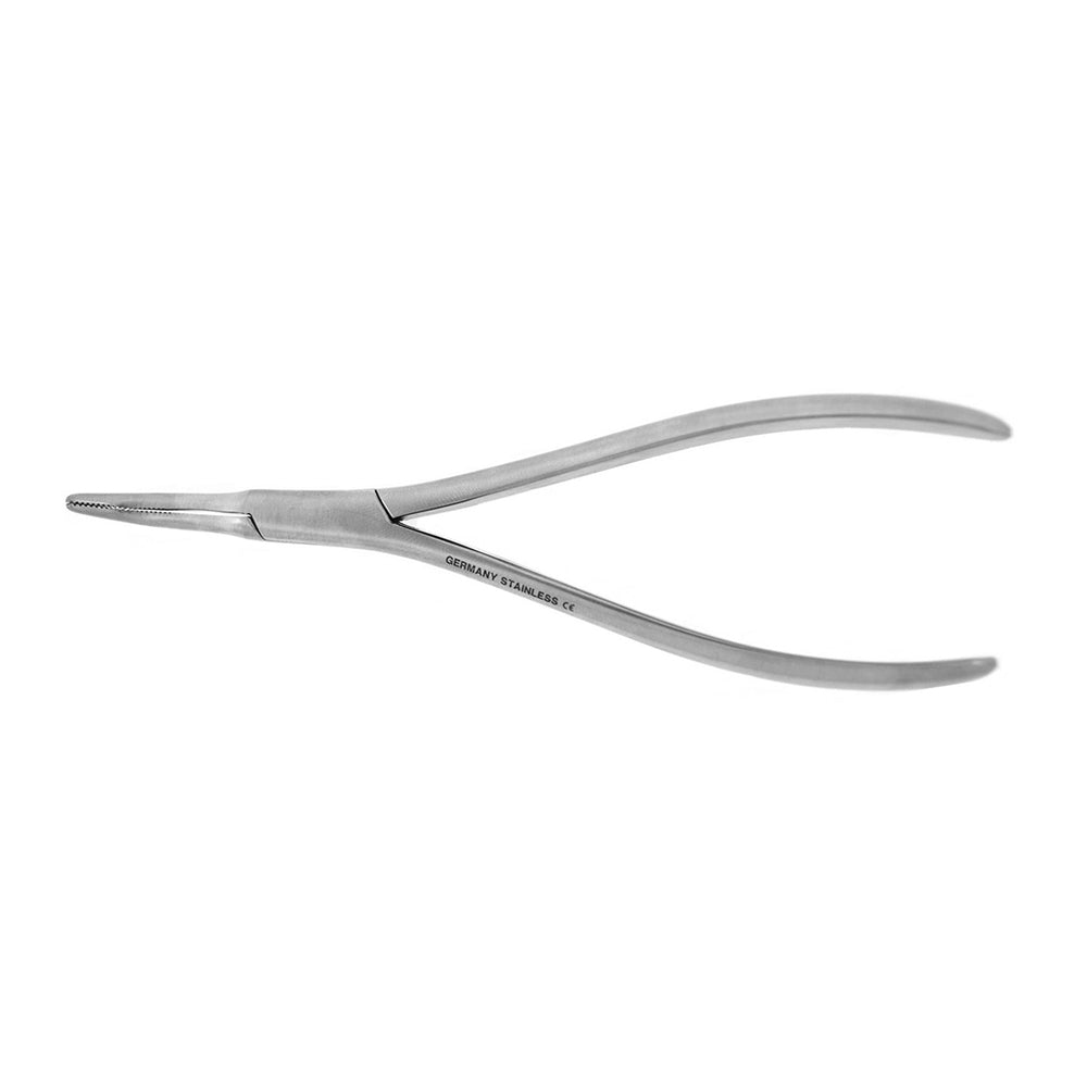 BR Surgical Spicule Nail Forceps, curved, 5½" 