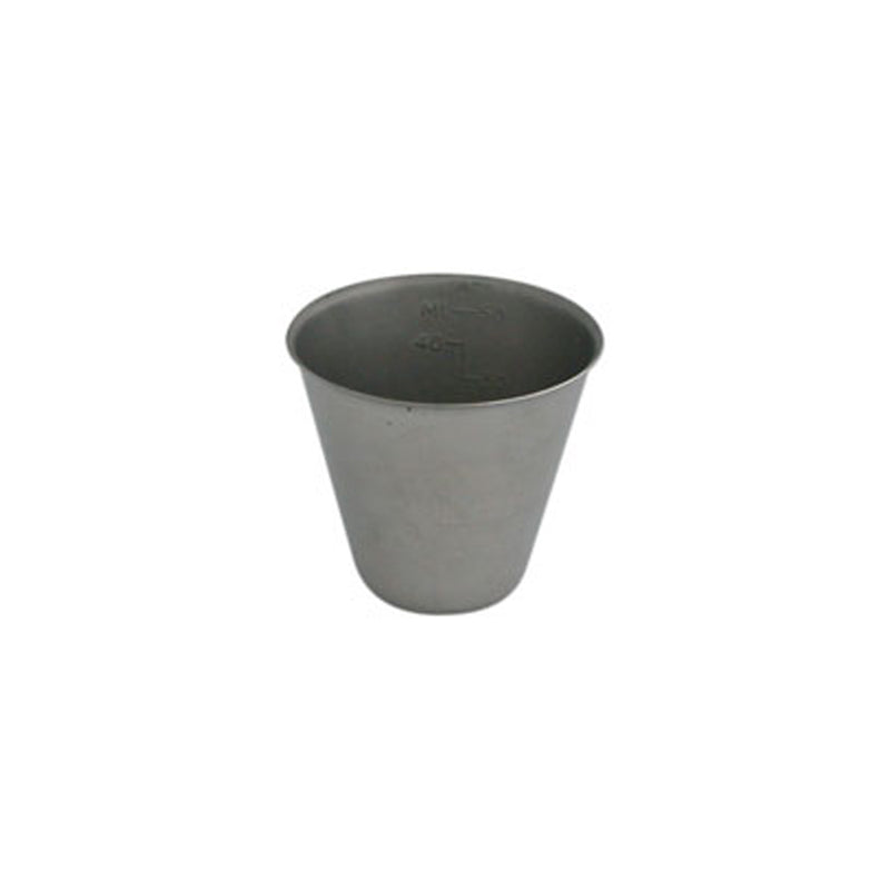 BR Surgical Medicine Cup, graduated, Stainless Steel, 2 oz