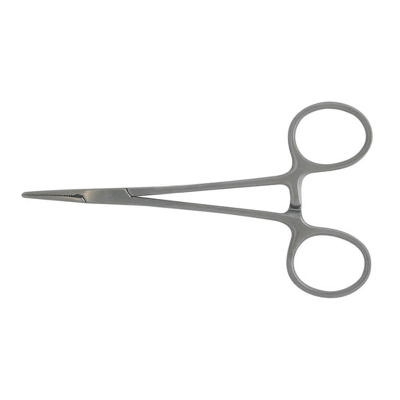 BR Surgical HALSTED Hemostatic Forceps, straight, single-use, 5", 10 per box