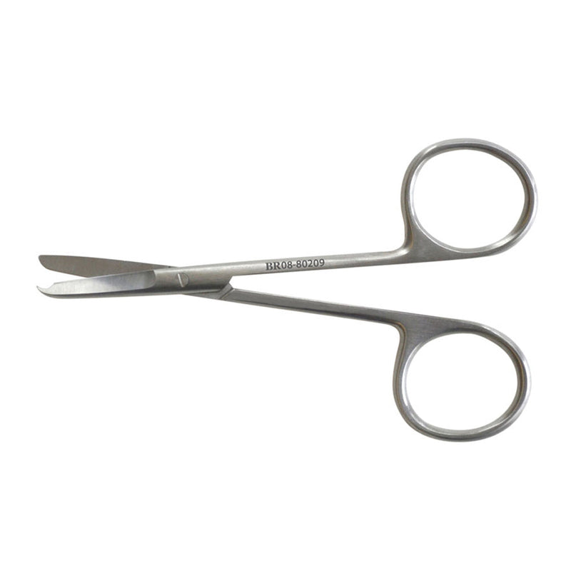 BR Surgical SPENCER Stitch Scissors, delicate, single-use, 3½", 10 per box 