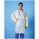 GOWN POLYCOATED FULL BACKKNIT CUFFS YL 50/CS