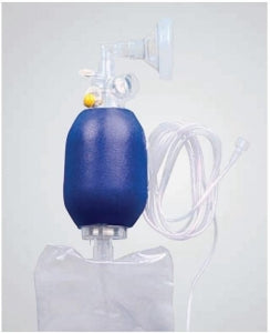 BAG RESUSCITATOR NASAL/ORALMASK PEDI W/O TUBING 6/CS