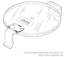 RPI CAC086 Lid Cover Assembly 