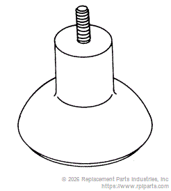 RPI CAF014 Suction Cup Foot 