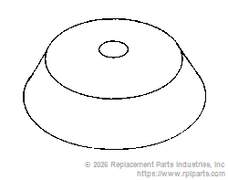 RPI CAF056 Rubber Foot