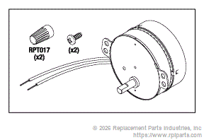 RPI CAM116 Motor (24 Rpm, 115V) 