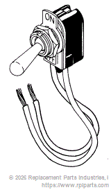 RPI CAS042 On/Off Switch Assembly 
