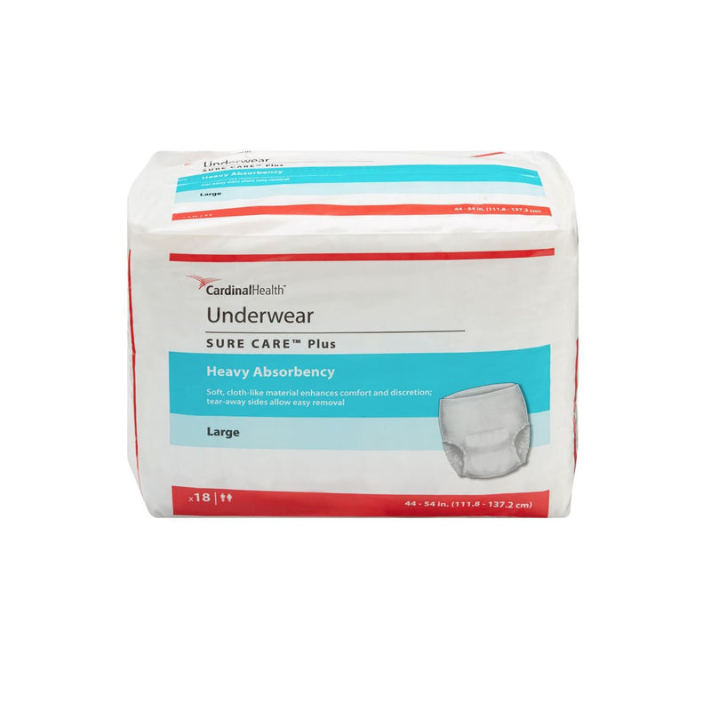 Cardinal Health Surecare Protective Underwear  Protective Underwear, Large (44"-54"), Heavy Absor