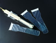 Ultrasound Probe Cover Eclipse 2.4 Inch tapered to 1.8 X 9.5 Inch Polyethylene NonSterile Tapered 