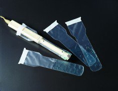 Ultrasound Probe Cover Eclipse 2.4 Inch tapered to 1.8 X 9.5 Inch Polyethylene NonSterile Tapered 
