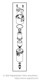 RPI CMA022 Coalescing Filter Assembly (10 Oz.) 