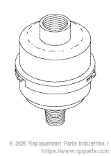 RPI CMA072 Air Filter Assembly 