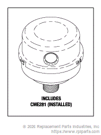 RPI CMA289 Air Filer Assembly 