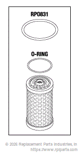 RPI CME104 Carbon Filter Element 