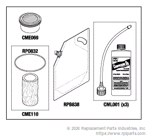 RPI CMK184 Compressor Pm Kit