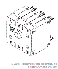 RPI CMS214 Power Switch/Circuit Breaker (8A) 