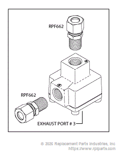 RPI CMV123 Unloader Valve 